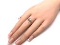 Silver Elephant Ring Size P