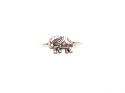 Silver Elephant Ring Size P