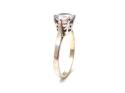 Silver Cubic Zirconia Solitaire Ring