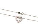 9ct Diamond Heart Pendant & Chain
