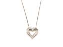 9ct Diamond Heart Pendant & Chain