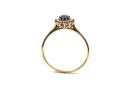 18ct Sapphire & Diamond Cluster Ring