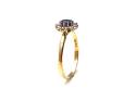 18ct Sapphire & Diamond Cluster Ring