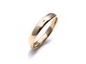 9ct Yellow Gold Plain Wedding Ring 3mm