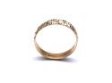 9ct Yellow Gold Patterned Wedding Ring