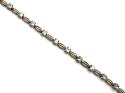9ct Yellow Gold Blue Topaz Bracelet