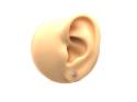 14ct White Gold Diamond Stud Earrings