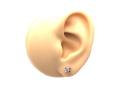 18ct Diamond Solitaire Stud Earrings