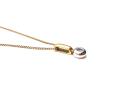 18ct Diamond Solitaire Pendant & Chain