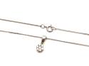9ct Diamond Cluster Pendant & Chain