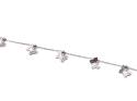 Silver Beaded  Butterfly Anklet