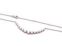 Silver CZ Necklet