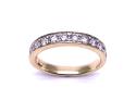 9ct Yellow Gold Diamond Eternity Ring 0.50ct