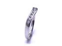 Platinum Diamond Wishbone Ring 0.25ct