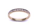 9ct Yellow Gold Diamond Eternity Ring
