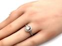 9ct Yellow Gold Morganite & Diamond Ring