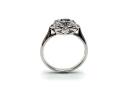 Platinum Ceylon Sapphire & Diamond Ring