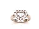 18ct Heart Shaped Diamond Cluster Ring