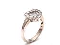 18ct Heart Shaped Diamond Cluster Ring