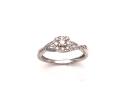 9ct Diamond Cluster Ring 0.17ct