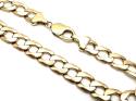 9ct Yellow Gold Flat Curb Bracelet