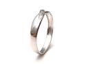 9ct Diamond Crossover Wedding Ring3.5mm
