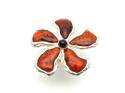 Silver Statement Flower Ring