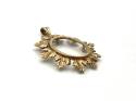 9ct Full Sovereign Pendant Mount