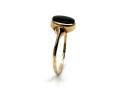 9ct Yellow Gold Onyx Solitaire Ring