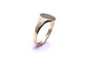 9ct Yellow Gold Patterned Signet Ring