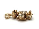 9ct Moveable CZ Orangutan Pendant