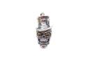 Amber Steam Punk Skull Pendant