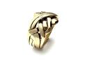 9ct Yellow Gold Puzzle Signet Ring