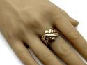 9ct Yellow Gold Puzzle Signet Ring