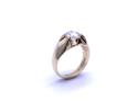 9ct Yellow Gold CZ Solitaire Ring
