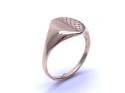 9ct Yellow Gold Oval Signet Ring