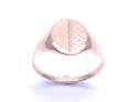 9ct Yellow Gold Oval Signet Ring