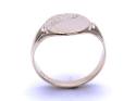9ct Yellow Gold Patterned Signet Ring