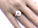 9ct Yellow Gold Patterned Signet Ring