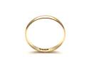 9ct Yellow Gold D Shape Wedding Ring 3mm
