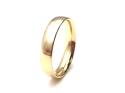 9ct Yellow Gold Slight Court Wedding Ring 4mm