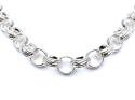 Silver Round Belcher Chain 22 Inch
