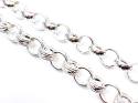 Silver Round Belcher Chain 22 Inch