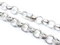 Silver Round Belcher Chain 22 Inch