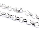 Silver Round Belcher Chain 30 Inch