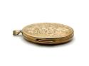 9ct Yellow Gold Patterned Oval Locket