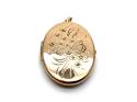 9ct Yellow Gold Patterned Locket