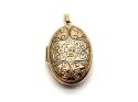 9ct Yellow Gold Oval Locket