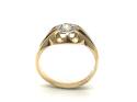 18ct Yellow Gold Diamond Solitaire Ring