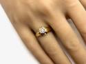 18ct Yellow Gold Diamond Solitaire Ring